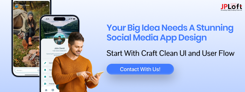 Create a Social Media App CTA